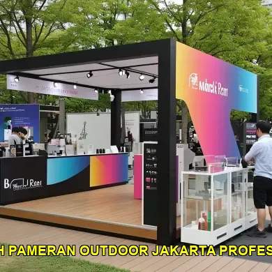 booth pameran outdoor jakarta profesional